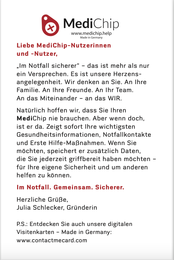MediChip Anhänger