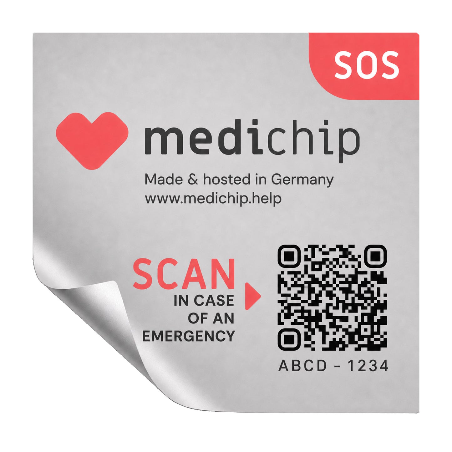 MediChip Aufkleber